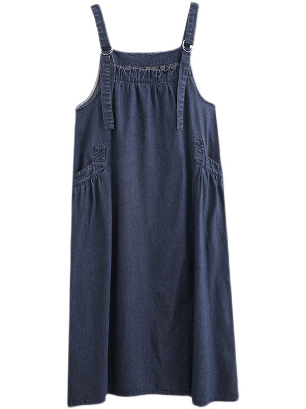 VAAGOON Loose Fit Denim Overall Elise