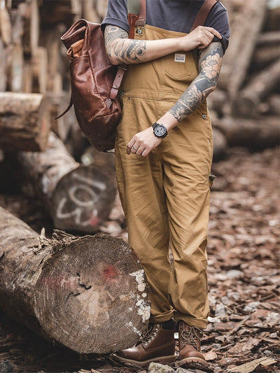 VAAGOON Duck Bib Brown Tulum