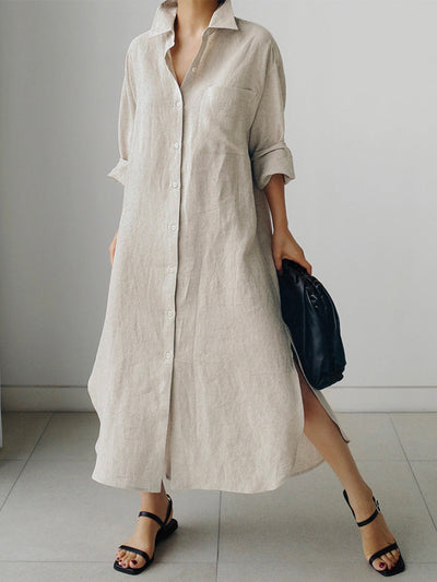 VAAGOON LINEN DRY ELBİSE
