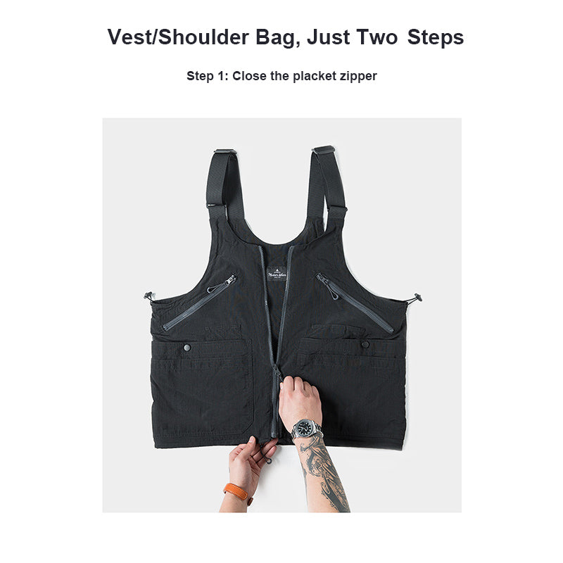 VAAGOON Sleeveless Vest Satchel