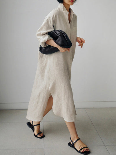 VAAGOON LINEN DRY ELBİSE