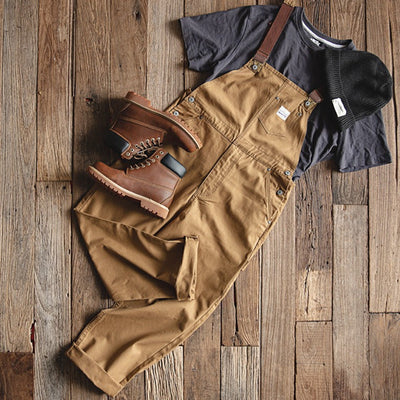 VAAGOON Duck Bib Brown Tulum