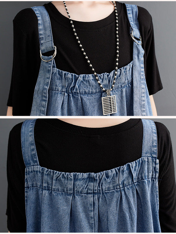 VAAGOON Loose Fit Denim Overall Elise