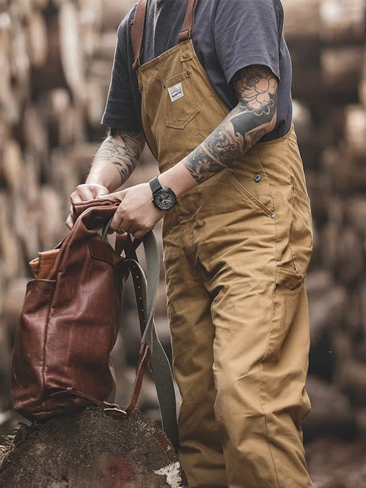 VAAGOON Duck Bib Brown Tulum