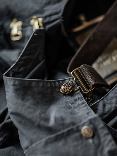 VAAGOON Flap Pockets Button Tulum