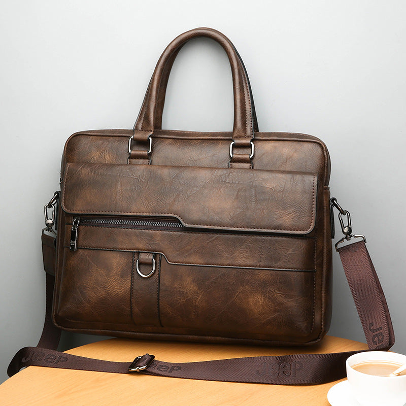 VAAGOON Men's Briefcase Shoulder Bag