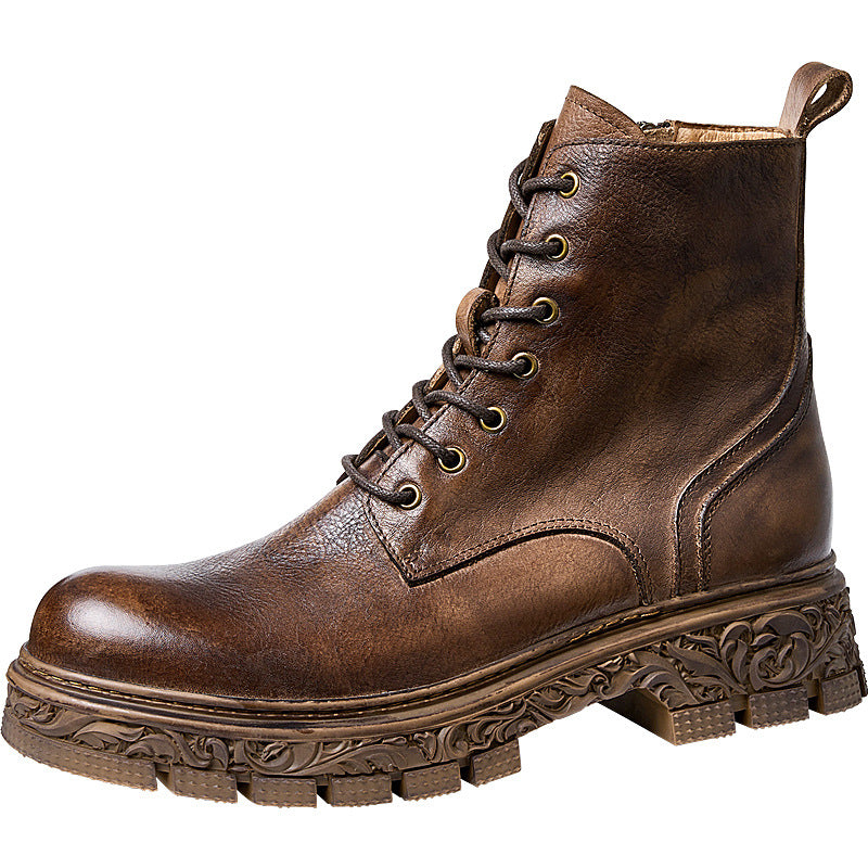 VAAGOON Gentle Retro Zipper Martin Boots