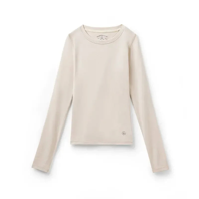 VAAGOON Kadın Slim Fit Uzun Kollu Basic Tişört