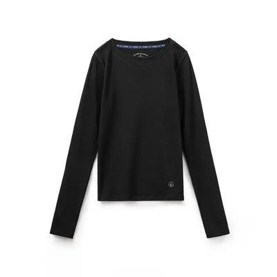 VAAGOON Kadın Slim Fit Uzun Kollu Basic Tişört