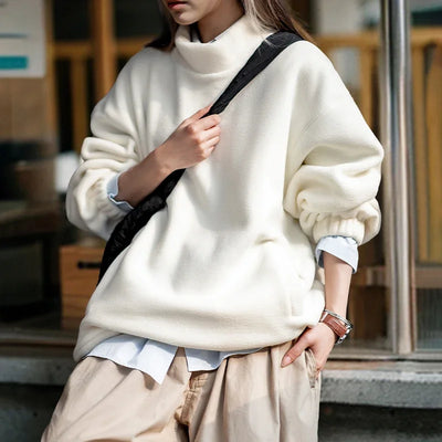 VAAGOON Kadın Kışlık Polar Sweatshirt
