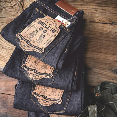 VAAGOON Erkek Kargo Denim Pantolon