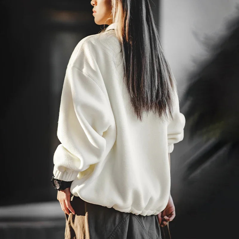 VAAGOON Kadın Kışlık Polar Sweatshirt