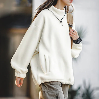 VAAGOON Kadın Kışlık Polar Sweatshirt