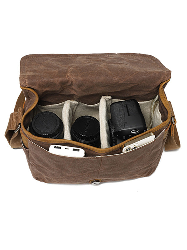 VAAGOON Vintage-Inspired Shoulder Camera Bag